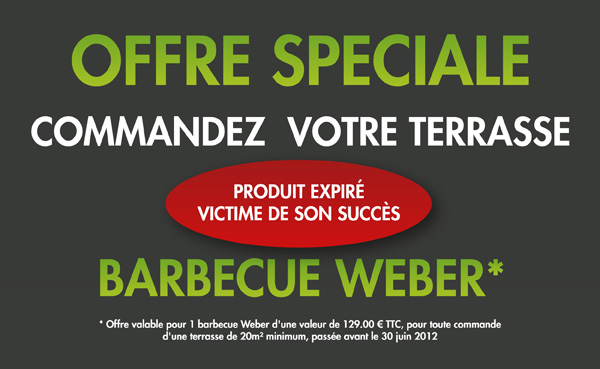 Ambiance Wood Offre Terrasse Barbecue BBQ Weber