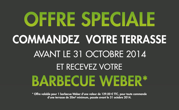 Ambiance Wood Terrasse Barbecue BBQ Weber