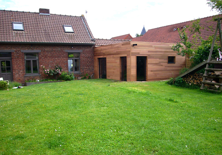 Ambiance Wood - Thomas Rotteleur - Compagnon Charpentier - Ossature bois avec Red Cedar