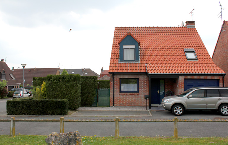 garage ossature bois bardage red cedar vendeville