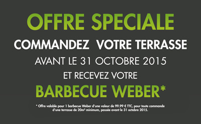 offre bbq barbecue weber 2015