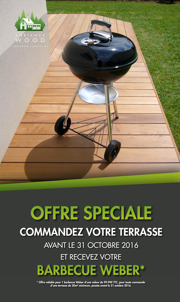 ambiance wood thomas rotteleur compagnon charpentier offre barbecue weber gratuit