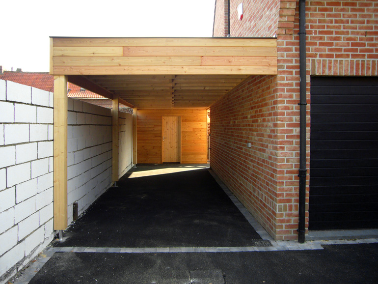 carport 36m abris 6m baisieux ambiance wood lille nord compagnon charpentier