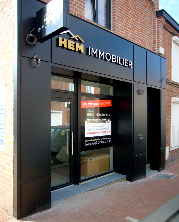 facade bois style vieux magasin lillois hem immobilier ambiance wood thomas rotteleur compagnon charpentier