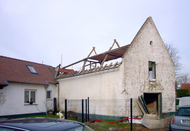 charpente semi traditionnel roncq ambiance wood thomas rotteleur compagnon charpentier