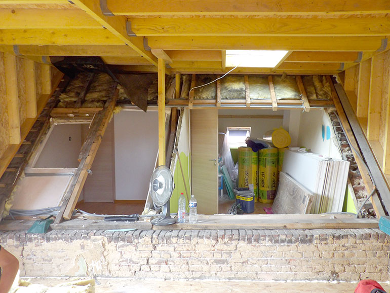 surelevation ossature bois 25m2 chereng ambiance wood thomas rotteleur compagnon charpentier