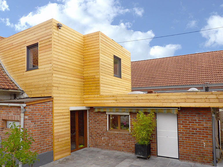 surelevation ossature bois 25m2 chereng ambiance wood thomas rotteleur compagnon charpentier