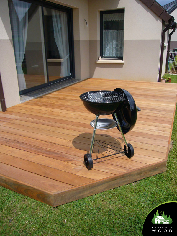 ambiance wood charpentier 59 nord terrasse ipe 27m2 barbecue weber offert