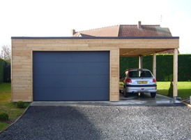 Carport et garage 45m²