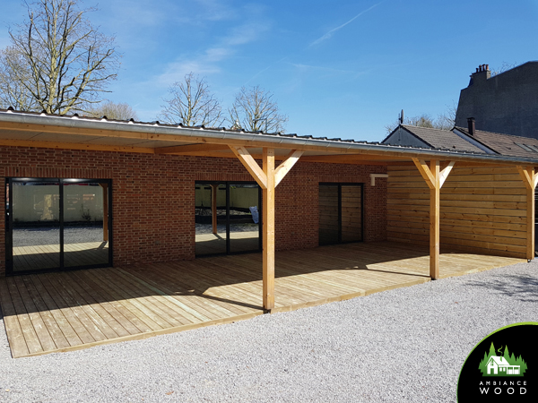 ambiance wood charpentier 59 nord terrasse pin autoclave classe 4 70m2 roubaix 59100