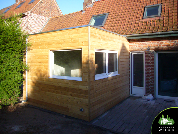 ambiance wood charpentier 59 nord ossature bois extension 15m2 chereng 59152