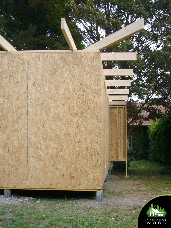 ambiance wood charpentier 59 nord ossature bois extension 20m2 gite lens 62300