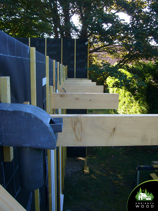ambiance wood charpentier 59 nord ossature bois extension 20m2 gite lens 62300