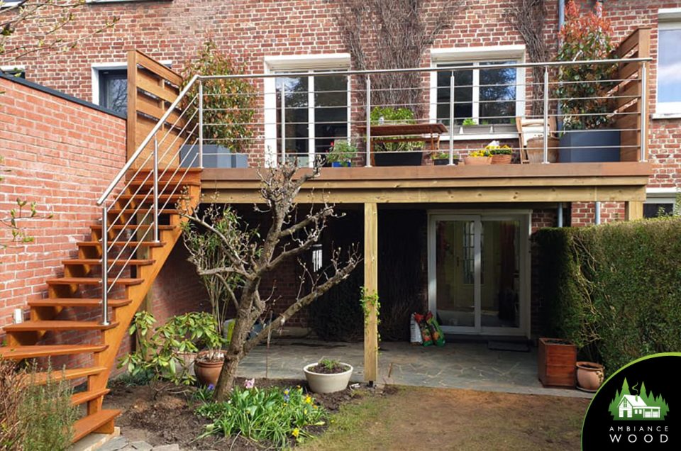 Terrasse Suspendue En Bois
